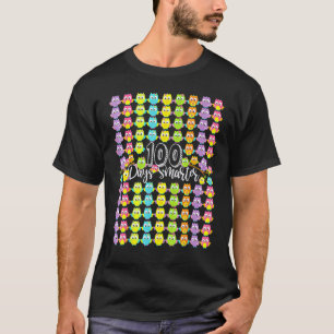 100 dagen slimmer 100ste dag van school uil kinder t-shirt