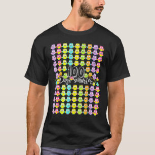 100 dagen slimmer 100ste dag van school uil kinder t-shirt