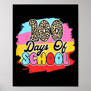 100 dagen slimmer 100ste schooldag poster