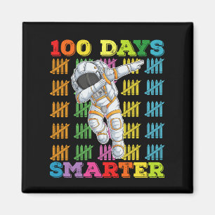 100 dagen slimmer astronaut 100ste dag van school magneet