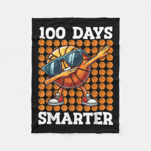100 dagen slimmer basketbal Kinder 100 dagen Fleece Deken
