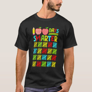 100 dagen slimmer Blijde 100ste dag van school lee T-shirt