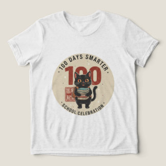 100 dagen slimmer Cute 100e dag van school T-shir Tri-Blend Shirt
