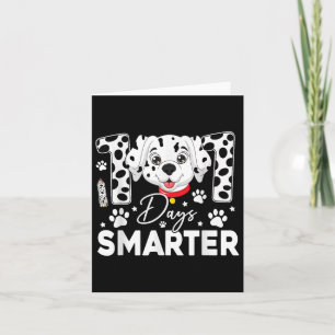 100 dagen slimmer Dalmatische hond 100 dagen schoo Kaart