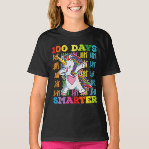 100 dagen slimmer eenhoorn 100e dag van school t-shirt