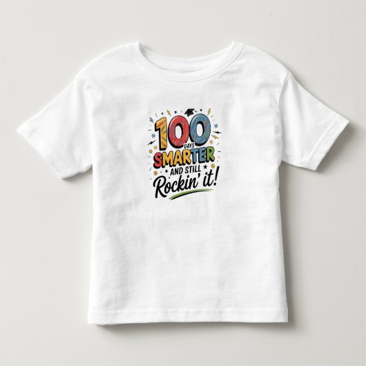 100 dagen slimmer en nog steeds rocken! kinder shirts (Voorkant)
