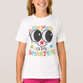100 dagen slimmer Funny Face School T-shirt (Voorkant)