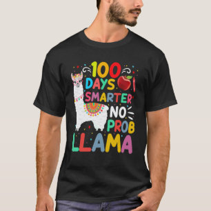 100 dagen slimmer Geen probleem lama 100 dagen sc T-shirt