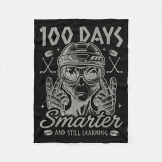 100 Dagen Slimmer Gelukkig 100ste Dag Van School H Fleece Deken