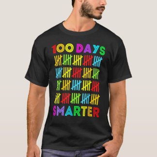 100 Dagen Slimmer Gelukkige 100e Dag Van School St T-shirt