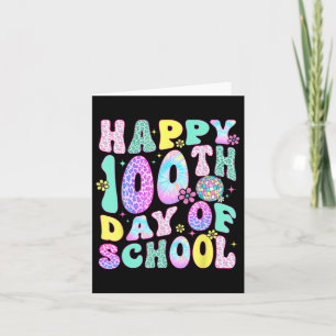 100 dagen Slimmer Gelukkige 100ste Dag van de Scho Kaart