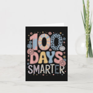 100 dagen Slimmer Gelukkige 100ste Dag van School Kaart