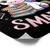 100 dagen Slimmer Gelukkige 100ste Dag van School  Poster (Hoek)