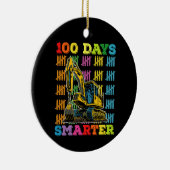 100 dagen slimmer graafmachine 100ste dag van scho keramisch ornament (Rechts)