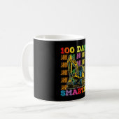 100 dagen slimmer graafmachine 100ste dag van scho koffiemok (Voorkant links)