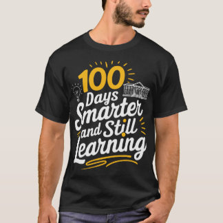100 dagen slimmer grappig monster 100 dagen school t-shirt