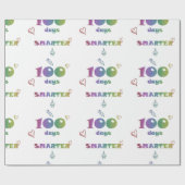 100 dagen slimmer inpakpapier – schoolgeschenk (Vlak)