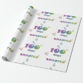 100 dagen slimmer inpakpapier – schoolgeschenk (Uitgerold)