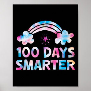 100 dagen slimmer kinderen jongens meisjes 100ste poster