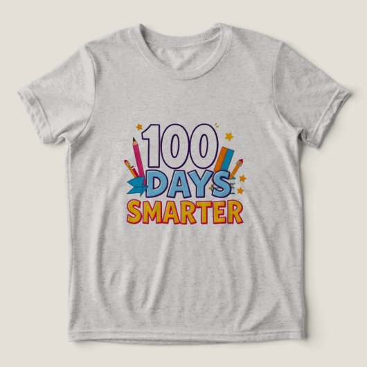 100 dagen slimmer Kinderen T-shirt (Design voorkant)