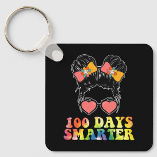 100 Dagen Slimmer Meisjes Rommelige Knot School Ti Sleutelhanger