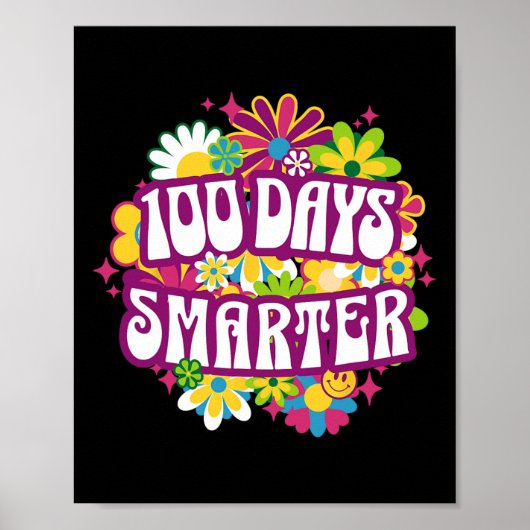 100 dagen slimmer overleven 100ste dag van school poster (Voorkant)