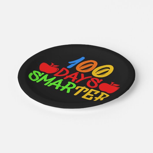 100 dagen slimmer papieren bordje (Gekanteld)