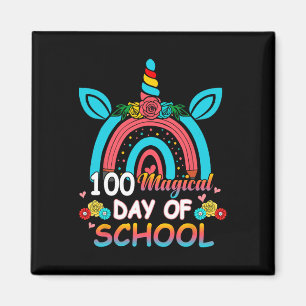 100 dagen slimmer regenboog eenhoorn 100e dag van magneet