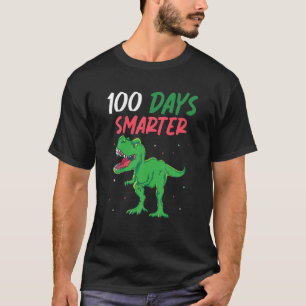 100 dagen slimmer roeien Dinosaur T Rex 100 dagen T-shirt