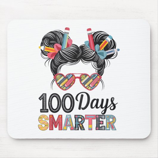 100 dagen slimmer rommelig haar 100ste dag van muismat (Voorkant)