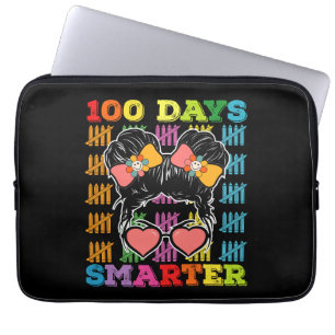 100 dagen slimmer rommelige knot 100e dag van scho laptop sleeve