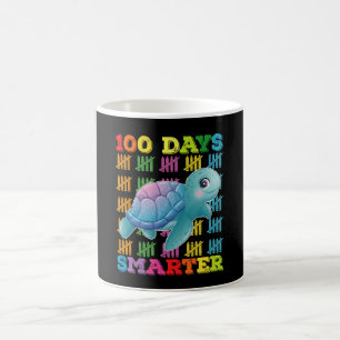 100 dagen slimmer schildpad 100ste dag van school koffiemok