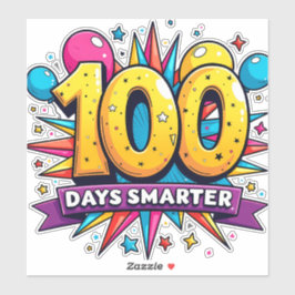 100 dagen slimmer sticker