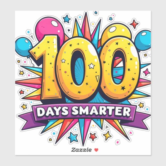 100 dagen slimmer sticker (Vel)