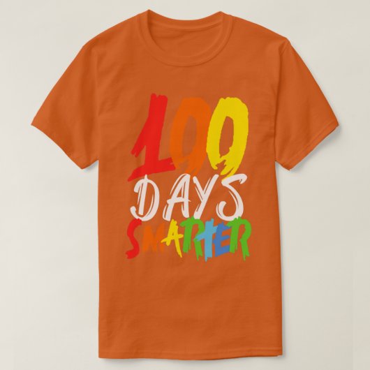 100 dagen slimmer t-shirt (Design voorkant)