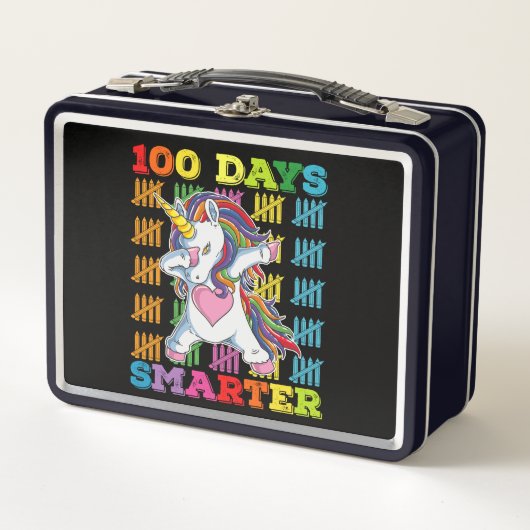 100 dagen slimmer Unicorn 100e schooldag (Voorkant)