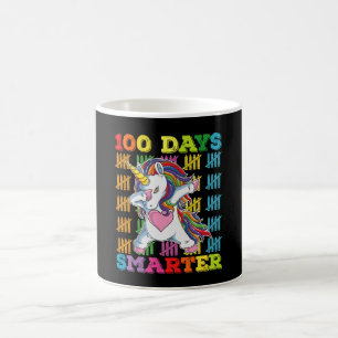 100 dagen slimmer Unicorn 100e schooldag Koffiemok
