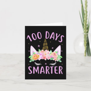 100 dagen slimmer Unicorn Kinder kostuum 100 dagen Kaart