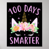 100 dagen slimmer Unicorn Kinder kostuum 100 dagen Poster (Voorkant)