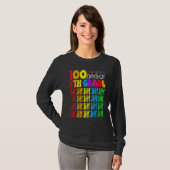100 dagen slimmer zevende klas 100e dag van school t-shirt (Voorkant volledig)