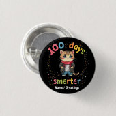 "100 dagen slimmer" zijn ronde button 3,2 cm (Voorkant /achterkant)