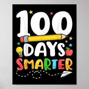 100 dagen slimmere 100e dag schoolleraar poster