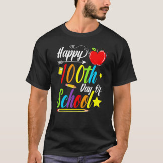 100 dagen slimmere 100e dag schoolleraar t-shirt