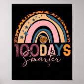 100 dagen slimmere 100e dag schoolregenboog poster (Voorkant)