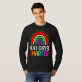 100 dagen slimmere 100e dag schoolregenboog t-shirt (Voorkant volledig)