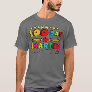 100 dagen slimmere 100e dag schoolstudent t-shirt