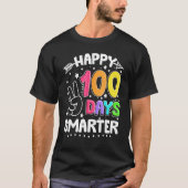 100 dagen slimmere 100e dag schoolteken t-shirt (Voorkant)