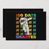 100 dagen slimmere astronaut 100ste dag van de sch kaart (Voorkant / Achterkant)