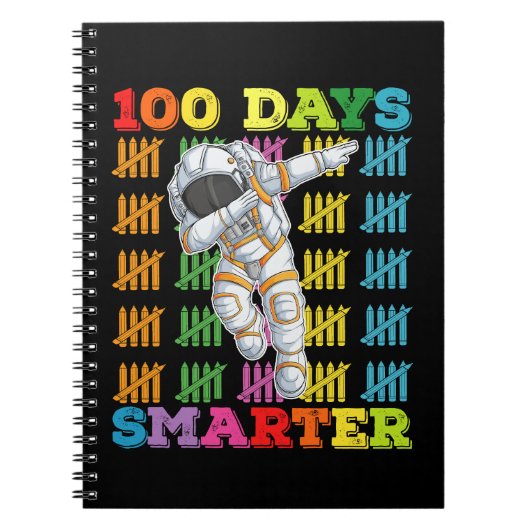 100 dagen slimmere astronaut 100ste dag van de sch notitieboek (Voorkant)