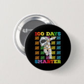 100 dagen slimmere astronaut 100ste dag van de sch ronde button 5,7 cm (Voorkant /achterkant)
